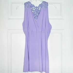 NWOT Body Central Embroidered Tank Top Size: Large